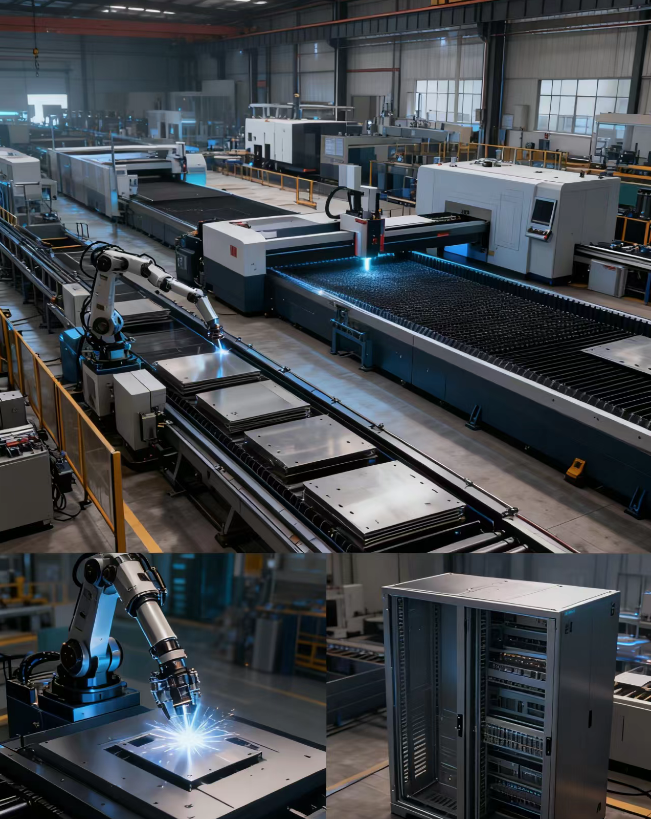 企业动态类：《中山铭偌新增 2 条钣金生产线！批量机柜交付周期缩短至 7 天》